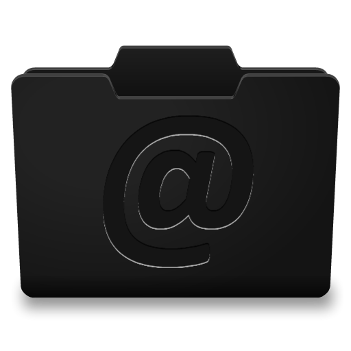 Black Contacts Icon 512x512 png
